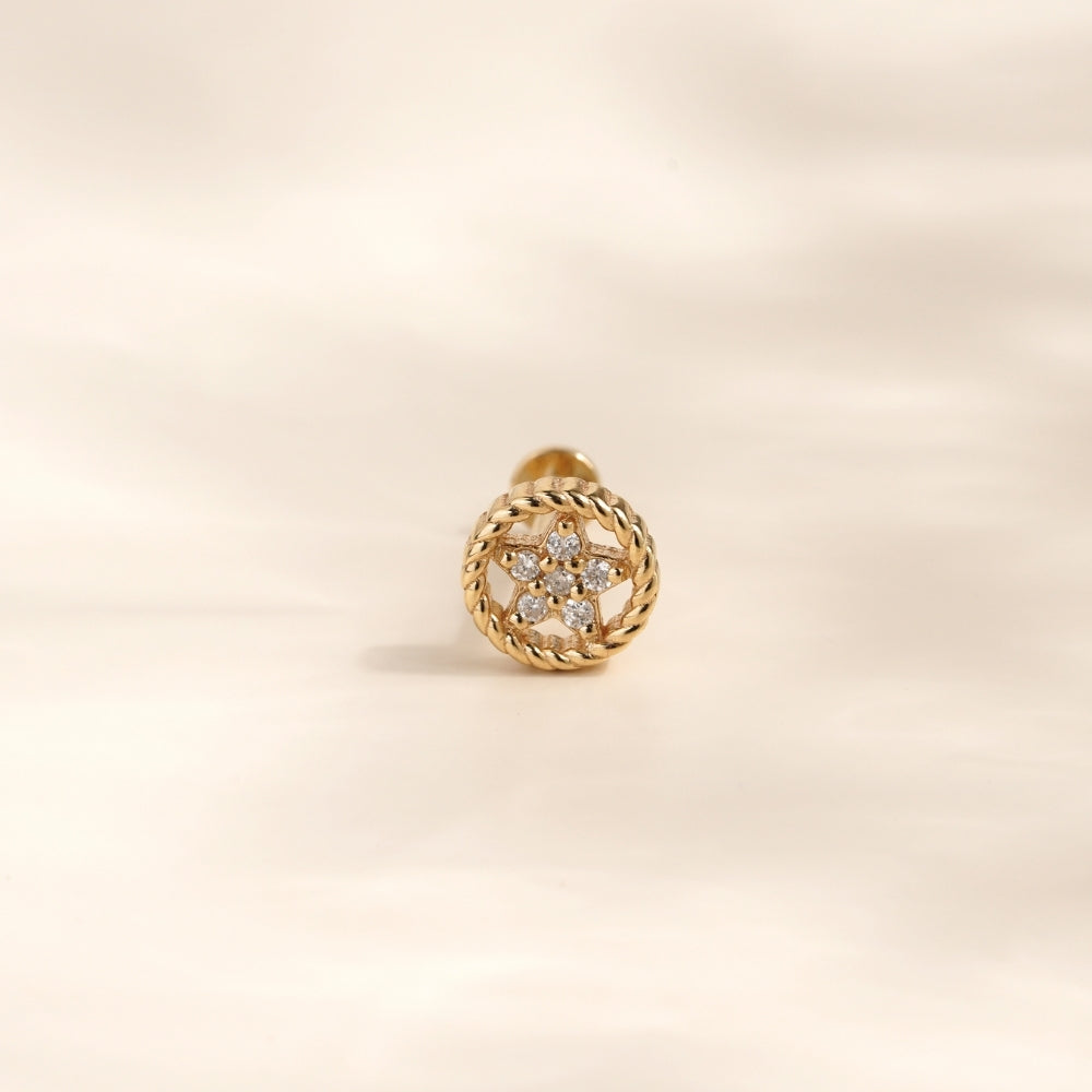 Pırlantalı Piercing - RNF1319 | piercing | Ronaff Pırlanta | Tektaş Yüzük, Pırlanta Yüzük, Kolye, Küpe