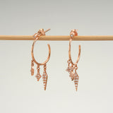 0.36 Karat Pırlanta Özel Tasarım Sallantılı Küpe - RNF0665 | Pırlanta Küpe | Ronaff Pırlanta | Tektaş Yüzük, Pırlanta Yüzük, Kolye, Küpe