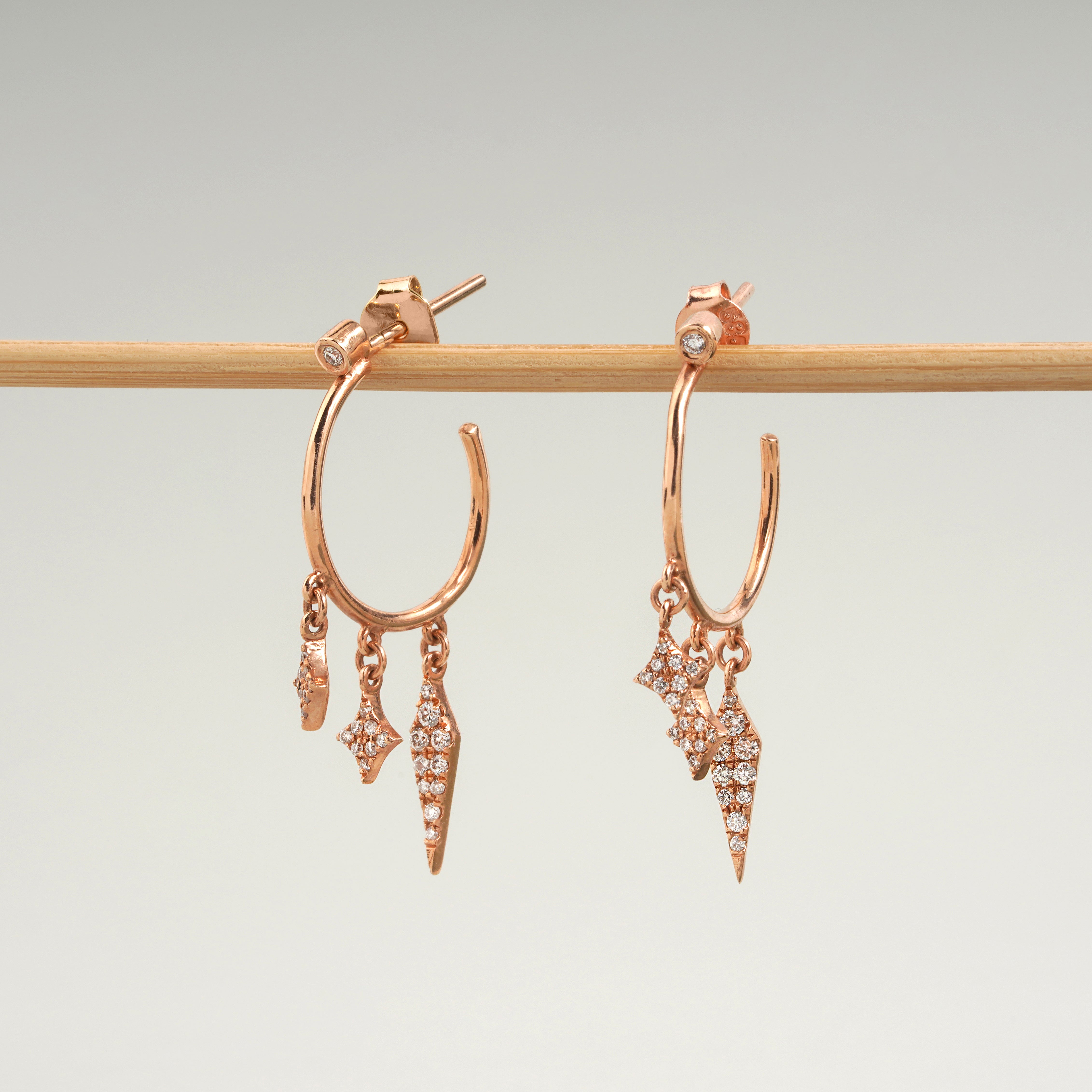 0.36 Karat Pırlanta Özel Tasarım Sallantılı Küpe - RNF0665 | Pırlanta Küpe | Ronaff Pırlanta | Tektaş Yüzük, Pırlanta Yüzük, Kolye, Küpe