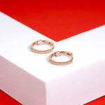 0.30 Karat Pırlantalı Özel Tasarım Halka Küpe - RNF1390 | Pırlanta Küpe | Ronaff Pırlanta | Tektaş Yüzük, Pırlanta Yüzük, Kolye, Küpe