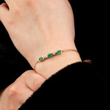 3.10 Karat Zümrüt & 0.15 Yuvarlak Pırlanta Yeşil Zerafeti Bileklik - RNF1395 | Pırlanta Bileklik | Ronaff Pırlanta | Tektaş Yüzük, Pırlanta Yüzük, Kolye, Küpe