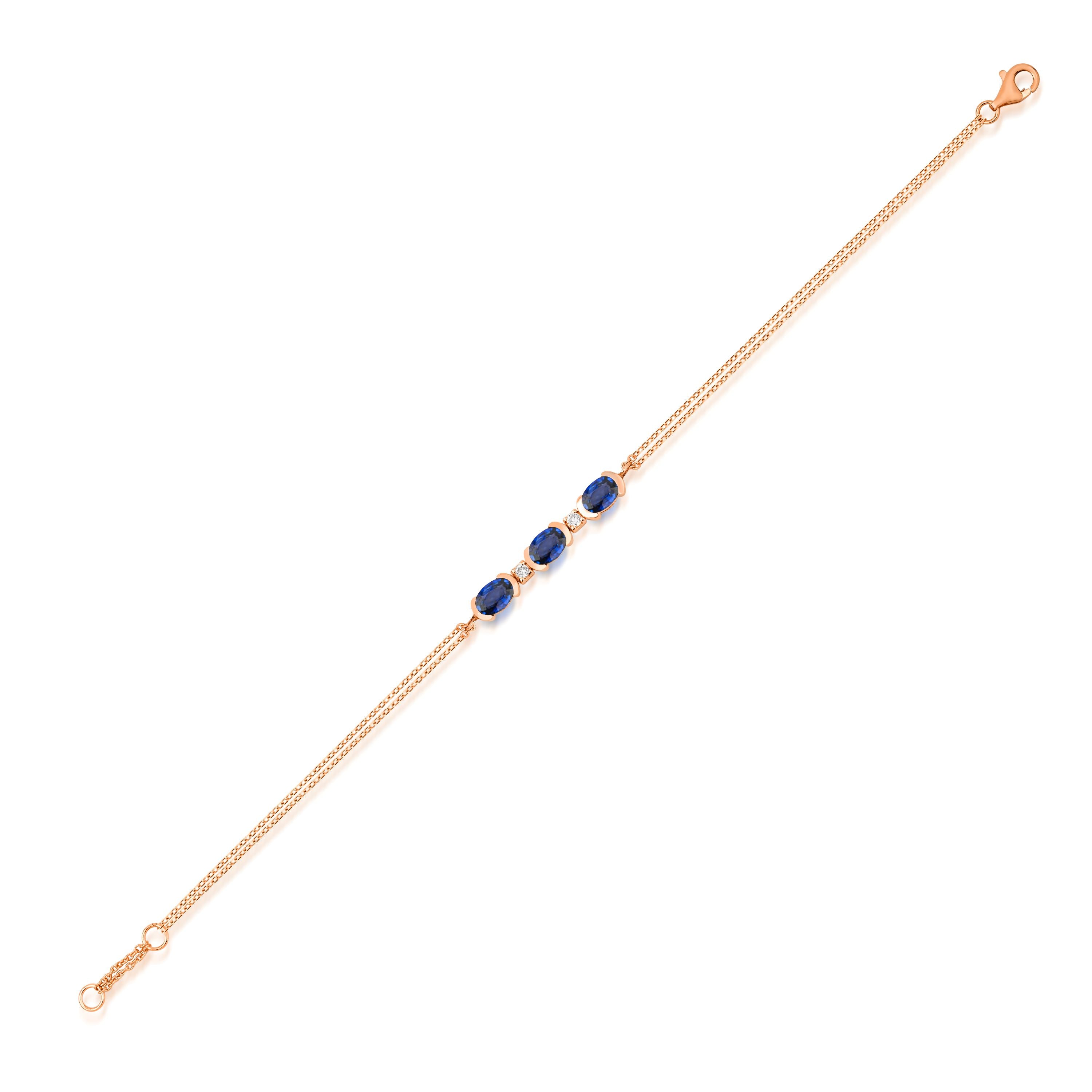 3.10 Karat Safir & 0.15 Yuvarlak Pırlanta Gece Zerafeti Bileklik - RNF1393 | Pırlanta Bileklik | Ronaff Pırlanta | Tektaş Yüzük, Pırlanta Yüzük, Kolye, Küpe