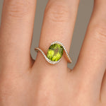 2.50 Karat Peridot & Pırlantalı Yüzük | Pırlanta Yüzük | Ronaff Pırlanta | Tektaş Yüzük, Pırlanta Yüzük, Kolye, Küpe