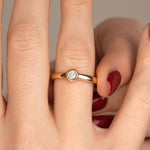 0.25 Karat Yuvarlak Kesim Tektaş Yüzük | Tektaş Yüzükler | Ronaff Pırlanta | Tektaş Yüzük, Pırlanta Yüzük, Kolye, Küpe