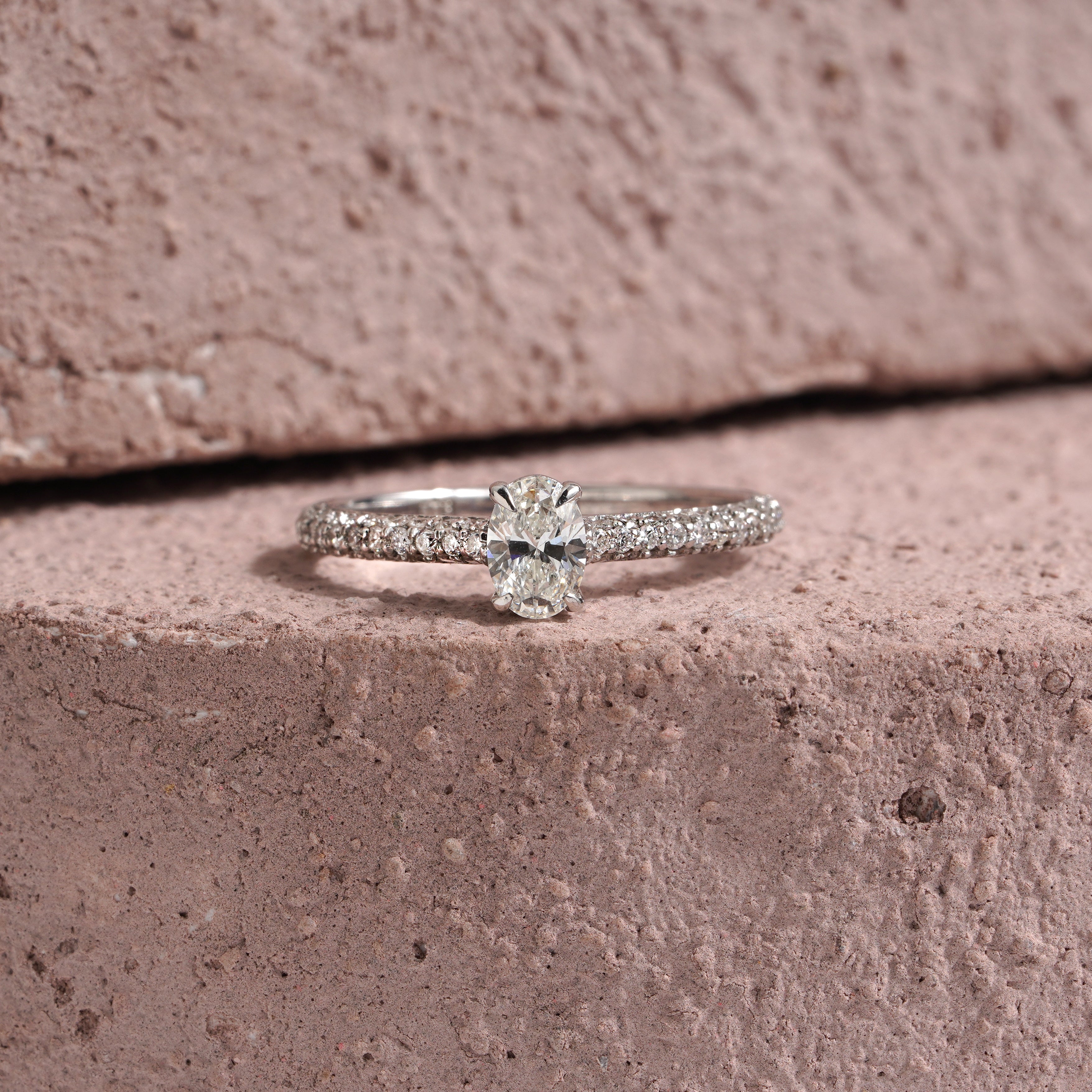 Oval Pırlanta HRD Sertifikalı Yüzük | Tektaş Yüzükler | Ronaff Pırlanta | Tektaş Yüzük, Pırlanta Yüzük, Kolye, Küpe