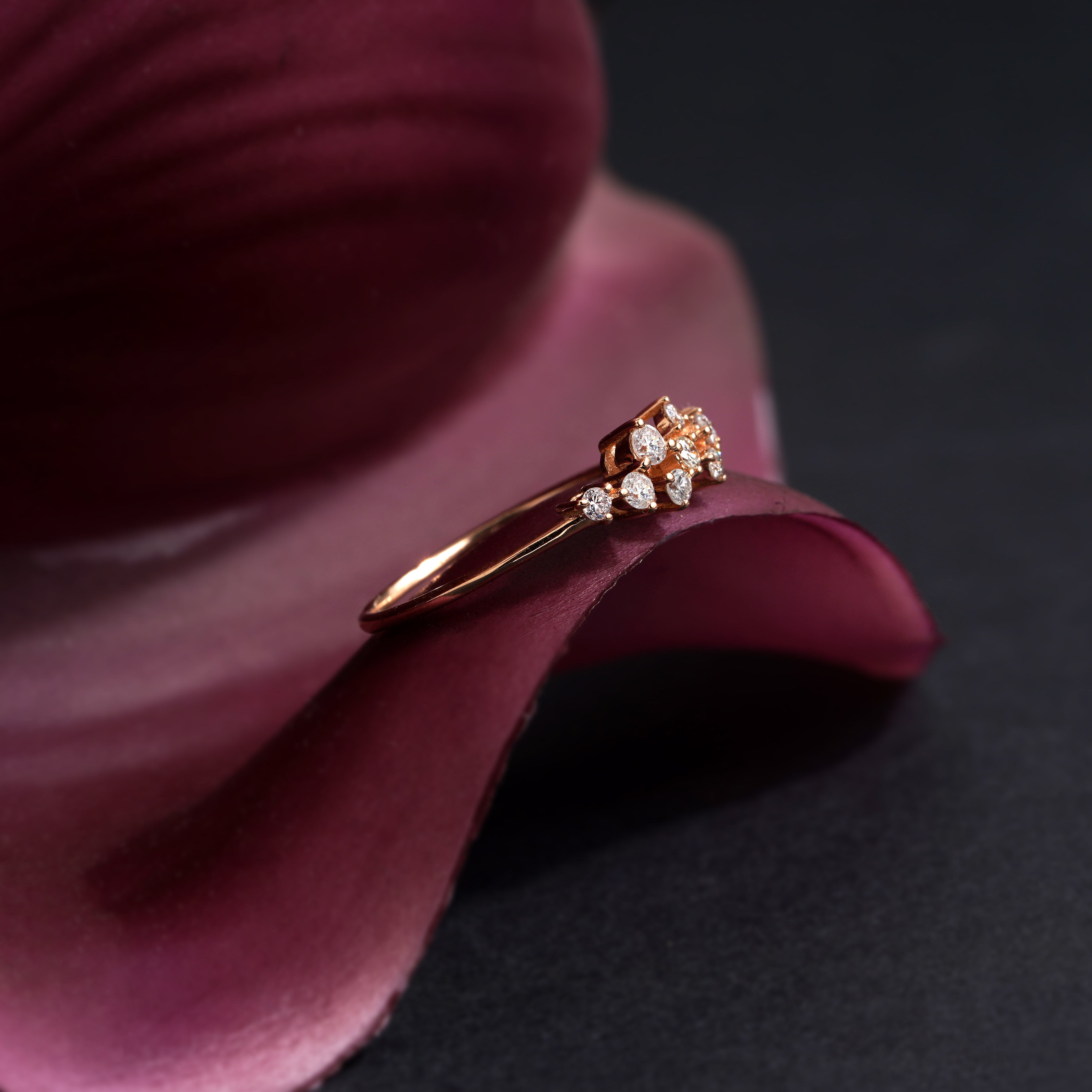 0.14 Karat Tasarım Pırlanta Yüzük - RNF0009 | Pırlanta Yüzük | Ronaff Pırlanta | Tektaş Yüzük, Pırlanta Yüzük, Kolye, Küpe