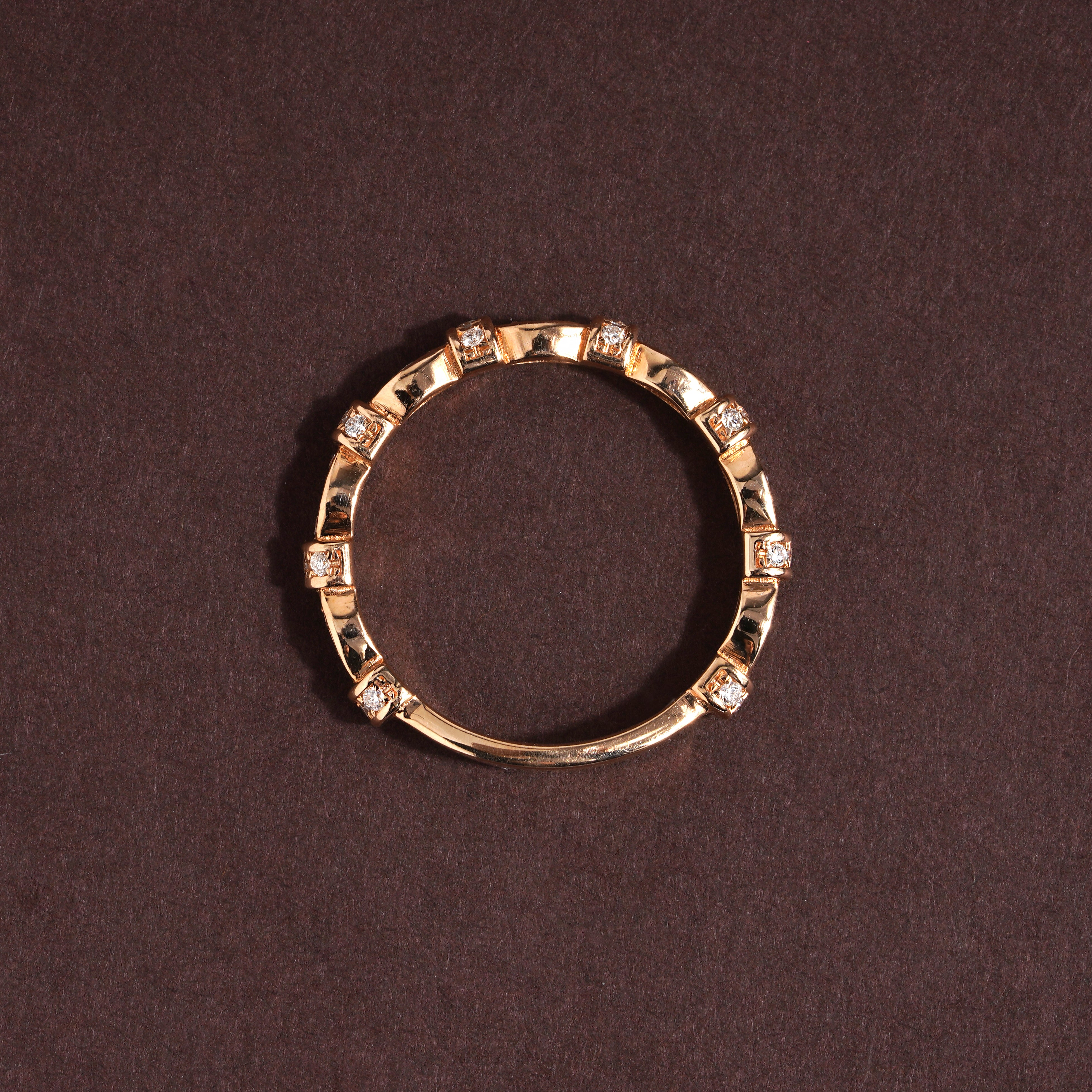 0.38 Karat Yarımtur Pırlantalı Vintage Yüzük - RNF0216 | Yarımtur Pırlanta Yüzük | Ronaff Pırlanta | Tektaş Yüzük, Pırlanta Yüzük, Kolye, Küpe