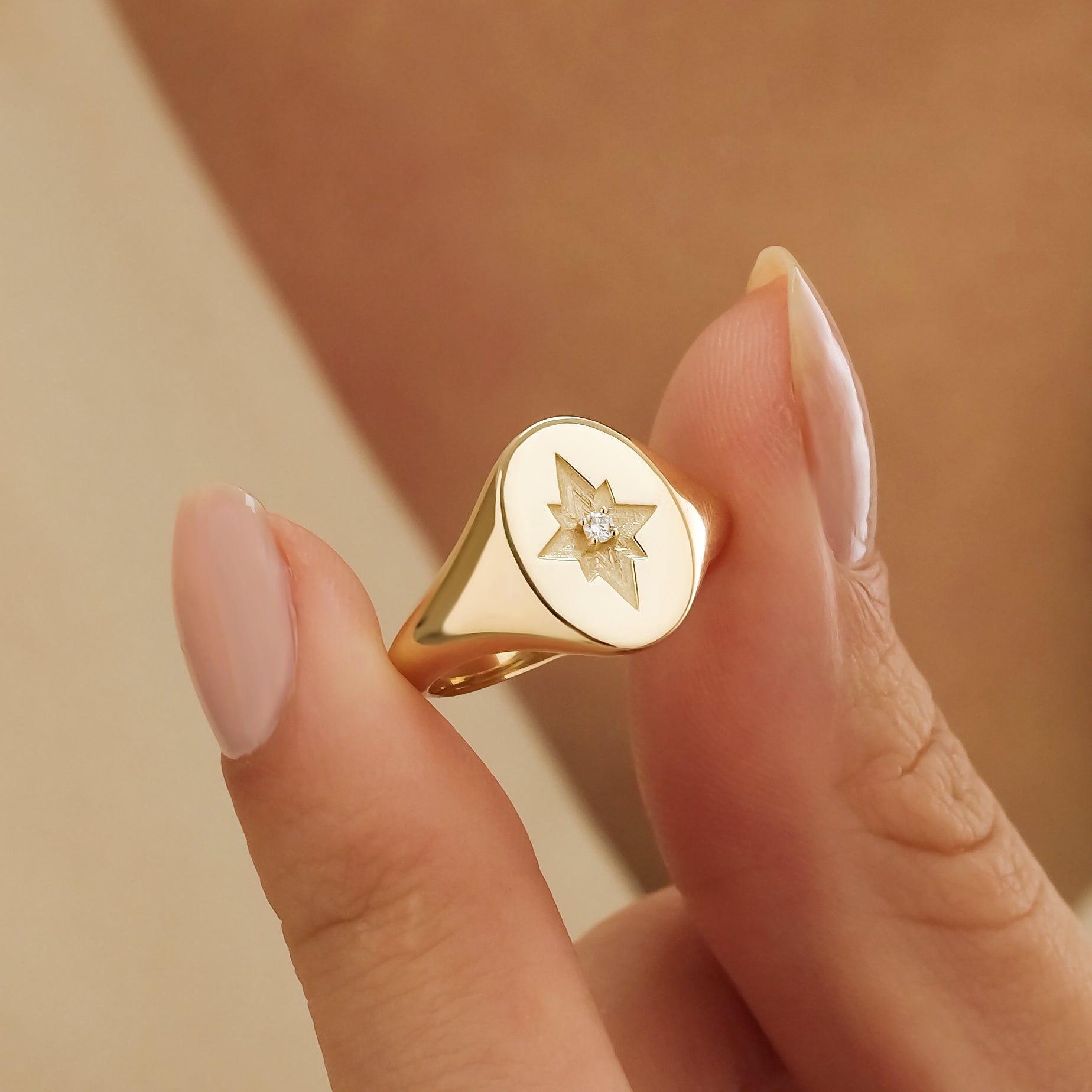 0.04 Karat Yuvarlak Kesim Pırlanta Tasarım Şövalye Yüzük - RNF0914 | Tasarım Yüzük | Ronaff Pırlanta | Tektaş Yüzük, Pırlanta Yüzük, Kolye, Küpe