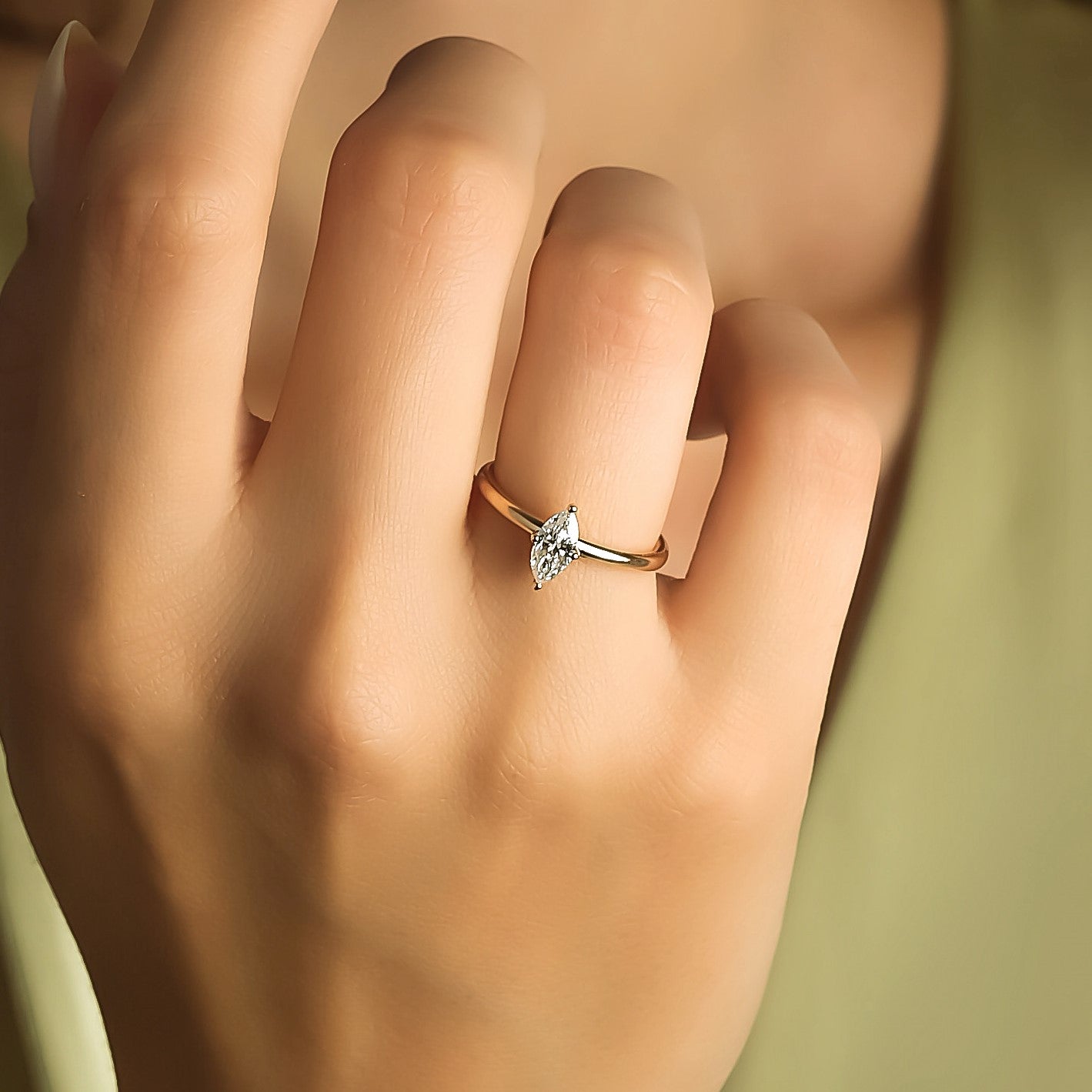 0.40 Karat Markiz Kesim GIA/HRD Sertifikalı Pırlanta Tektaş Yüzük - RNF0437 | Tektaş Pırlanta | Ronaff Pırlanta | Tektaş Yüzük, Pırlanta Yüzük, Kolye, Küpe