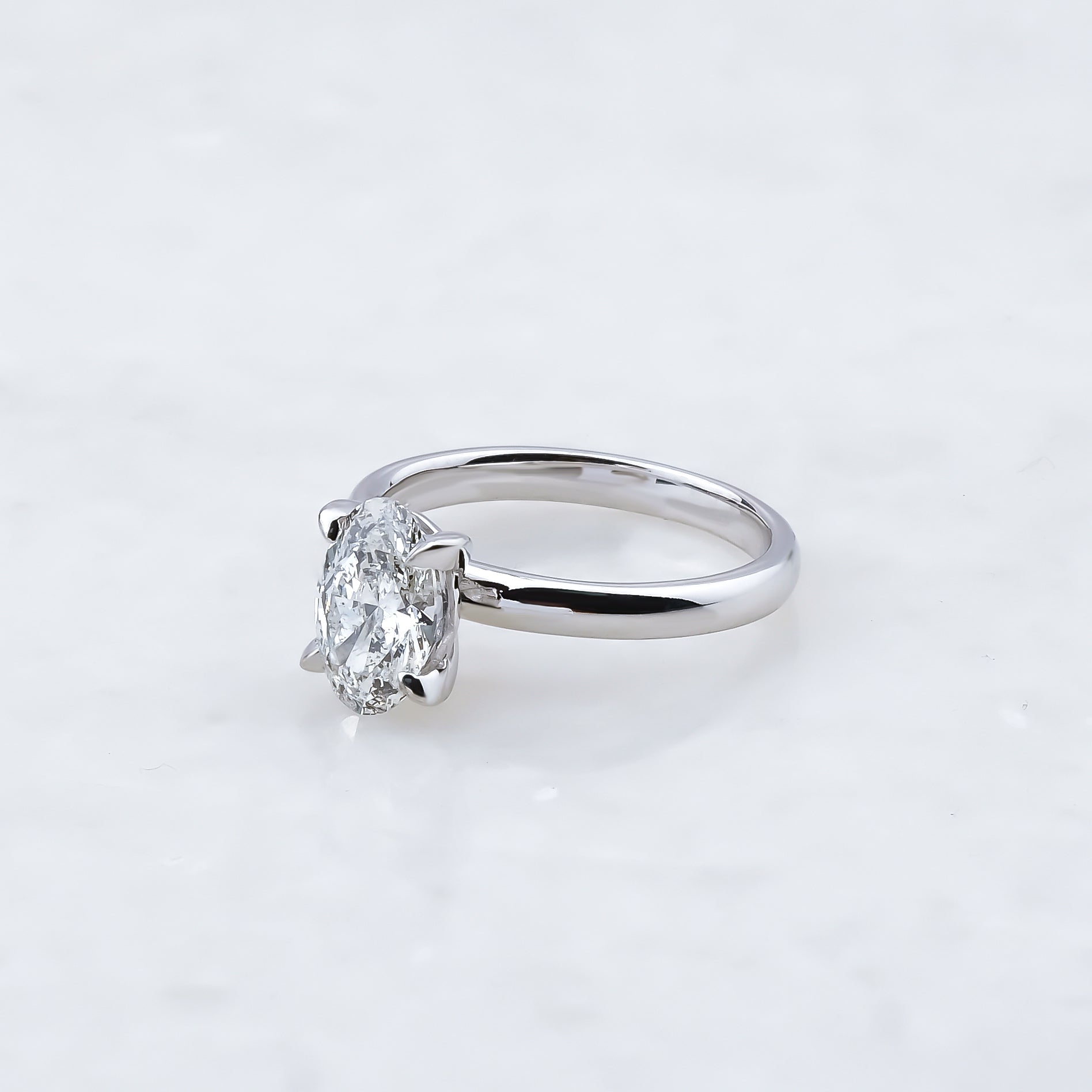 1.00 Karat Oval Kesim HRD Sertifikalı Tektaş Pırlanta Yüzük - RNF0839 | Pırlanta Yüzük | Ronaff Pırlanta | Tektaş Yüzük, Pırlanta Yüzük, Kolye, Küpe