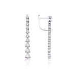 0.50 Karat Pırlanta Özel Tasarım Su Yolu Küpe - RNF1017 | Pırlanta Küpe | Ronaff Pırlanta | Tektaş Yüzük, Pırlanta Yüzük, Kolye, Küpe