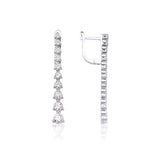 0.50 Karat Pırlanta Özel Tasarım Su Yolu Küpe - RNF1017 | Pırlanta Küpe | Ronaff Pırlanta | Tektaş Yüzük, Pırlanta Yüzük, Kolye, Küpe