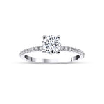 0.70 Karat Merkez & 0.20 Karat Kenar Pırlanta Tektaş Yüzük - RNF0908 | Tektaş Yüzükler | Ronaff Pırlanta | Tektaş Yüzük, Pırlanta Yüzük, Kolye, Küpe