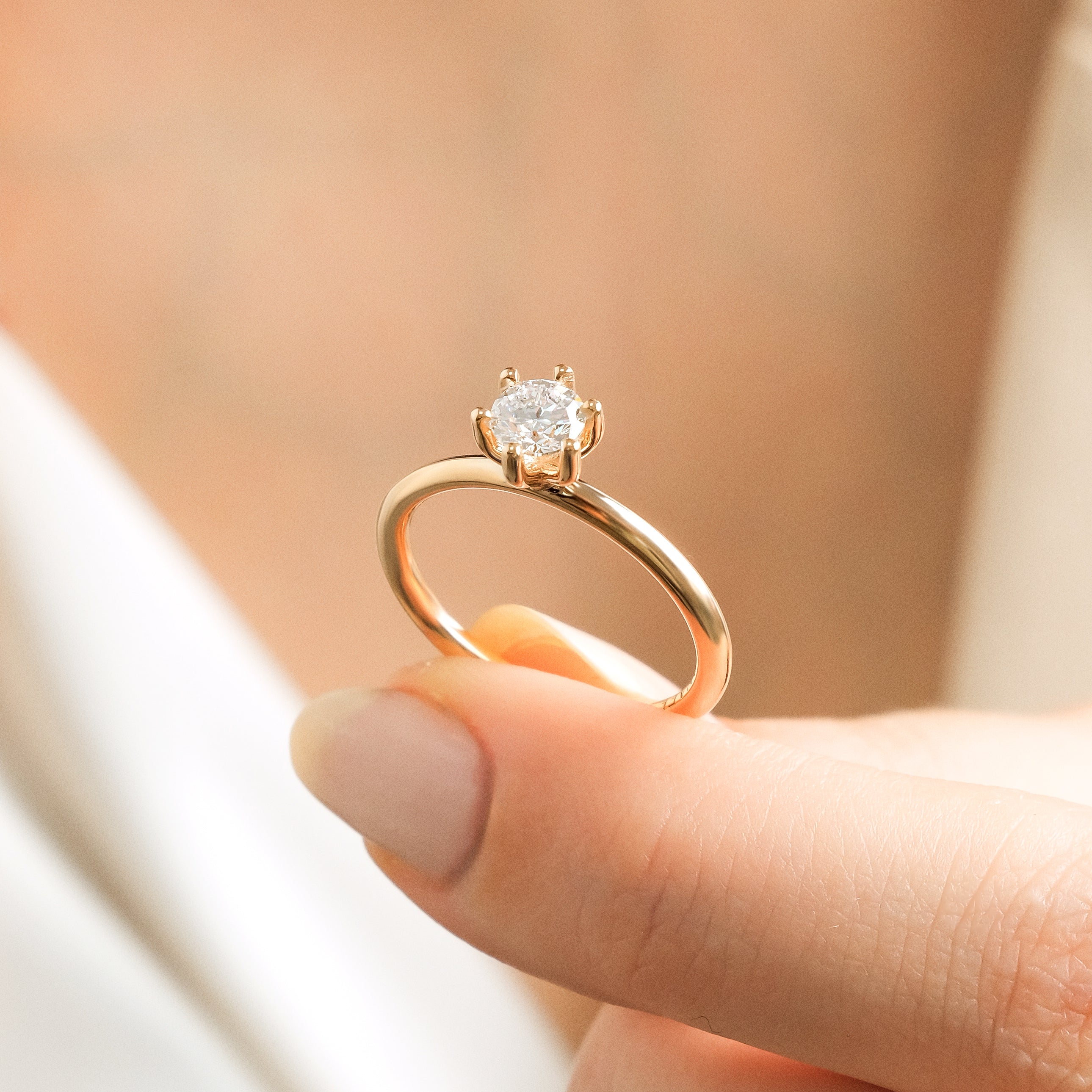 0.50 Karat Yuvarlak Kesim GIA/HRD Sertifikalı Tektaş Pırlanta Yüzük - RNF0695 | Tektaş Pırlanta | Ronaff Pırlanta | Tektaş Yüzük, Pırlanta Yüzük, Kolye, Küpe