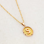 14 Ayar Altın Özel Tasarım Harfli Kolye - RNF0912 | Pırlanta Kolye | Ronaff Pırlanta | Tektaş Yüzük, Pırlanta Yüzük, Kolye, Küpe