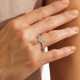 1.25 Karat Prenses (Kare) & 0.28 Karat Yuvarlak Kesim HRD Sertifikalı Tektaş Yüzük - RNF0887 | Pırlanta Yüzük | Ronaff Pırlanta | Tektaş Yüzük, Pırlanta Yüzük, Kolye, Küpe