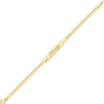 14 Ayar Sarı Altın İsimli Çocuk Künye - RNF0954 | Pırlanta Bileklik | Ronaff Pırlanta | Tektaş Yüzük, Pırlanta Yüzük, Kolye, Küpe