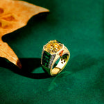 6.88 Karat Naturel Quartz & 2.56 Karat Naturel Özel Kesim Peridot & 1.48 Karat Pırlanta Tasarım Yüzük - RNF0916 | Renkli Taşlı Yüzükler | Ronaff Pırlanta | Tektaş Yüzük, Pırlanta Yüzük, Kolye, Küpe