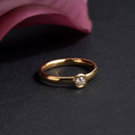 0.25 Karat Yuvarlak Kesim Tektaş Yüzük | Tektaş Yüzükler | Ronaff Pırlanta | Tektaş Yüzük, Pırlanta Yüzük, Kolye, Küpe