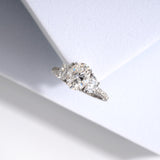 1.50 Karat Oval Merkez & 0.60 Karat Oval Yan & 0.40 Karat Yuvarlak Kenar Pırlanta Tektaş Yüzük - RNF0869 | Tektaş Pırlanta | Ronaff Pırlanta | Tektaş Yüzük, Pırlanta Yüzük, Kolye, Küpe