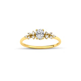 0.30 Karat Oval & 0.08 Karat Yuvarlak Kesim GIA Sertifikalı Tektaş Yüzük-RNF1421 | Pırlanta Yüzük | Ronaff Pırlanta | Tektaş Yüzük, Pırlanta Yüzük, Kolye, Küpe