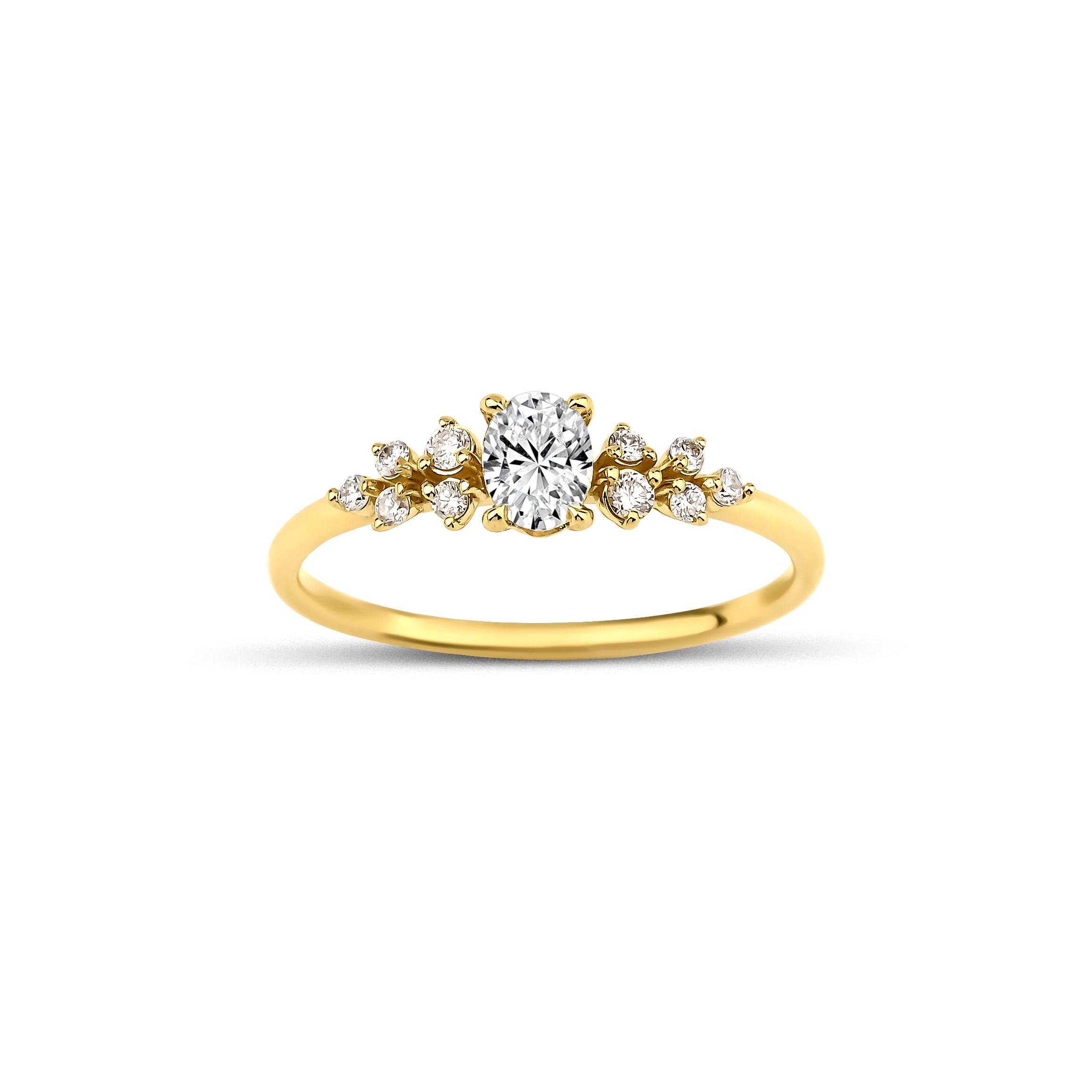 0.30 Karat Oval & 0.08 Karat Yuvarlak Kesim GIA Sertifikalı Tektaş Yüzük-RNF1421 | Pırlanta Yüzük | Ronaff Pırlanta | Tektaş Yüzük, Pırlanta Yüzük, Kolye, Küpe