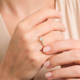 0.30 Karat Oval & 0.08 Karat Yuvarlak Kesim GIA Sertifikalı Tektaş Yüzük-RNF1421 | Pırlanta Yüzük | Ronaff Pırlanta | Tektaş Yüzük, Pırlanta Yüzük, Kolye, Küpe