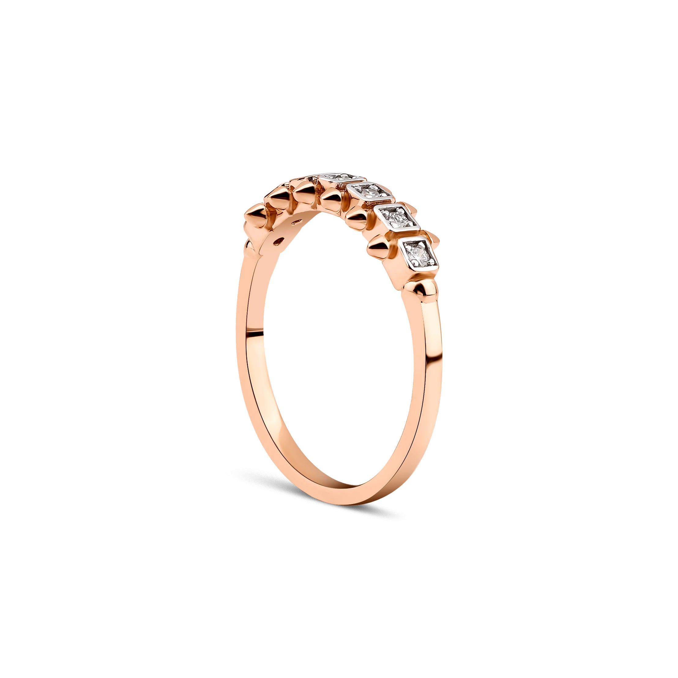 0.12 Karat Yarımtur Pırlantalı Vintage Yüzük-RNF1424 | Pırlanta Yüzük | Ronaff Pırlanta | Tektaş Yüzük, Pırlanta Yüzük, Kolye, Küpe