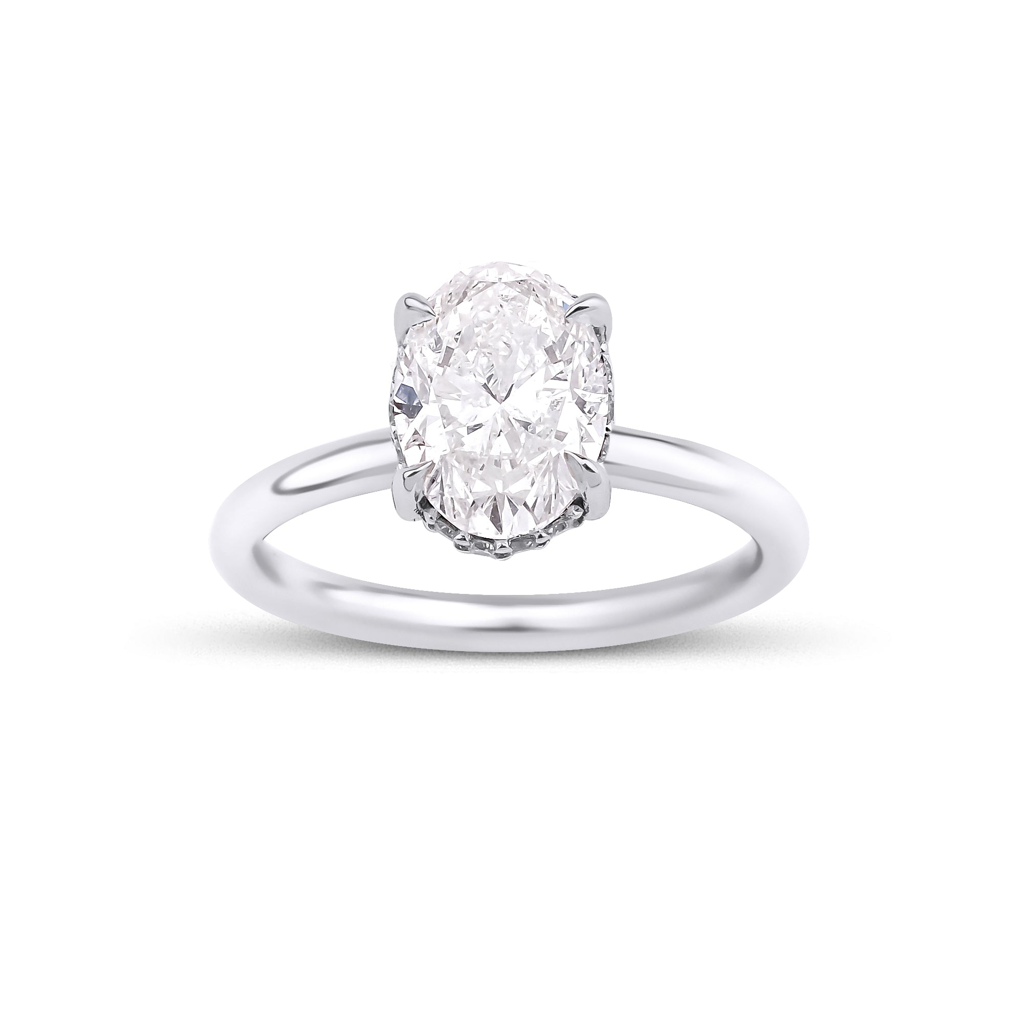 1.50 Karat Oval Kesim & 0.15 Alt Taş Pırlanta GIA/HRD Sertifikalı Tektaş Yüzük-RNF1346 | Pırlanta Yüzük | Ronaff Pırlanta | Tektaş Yüzük, Pırlanta Yüzük, Kolye, Küpe