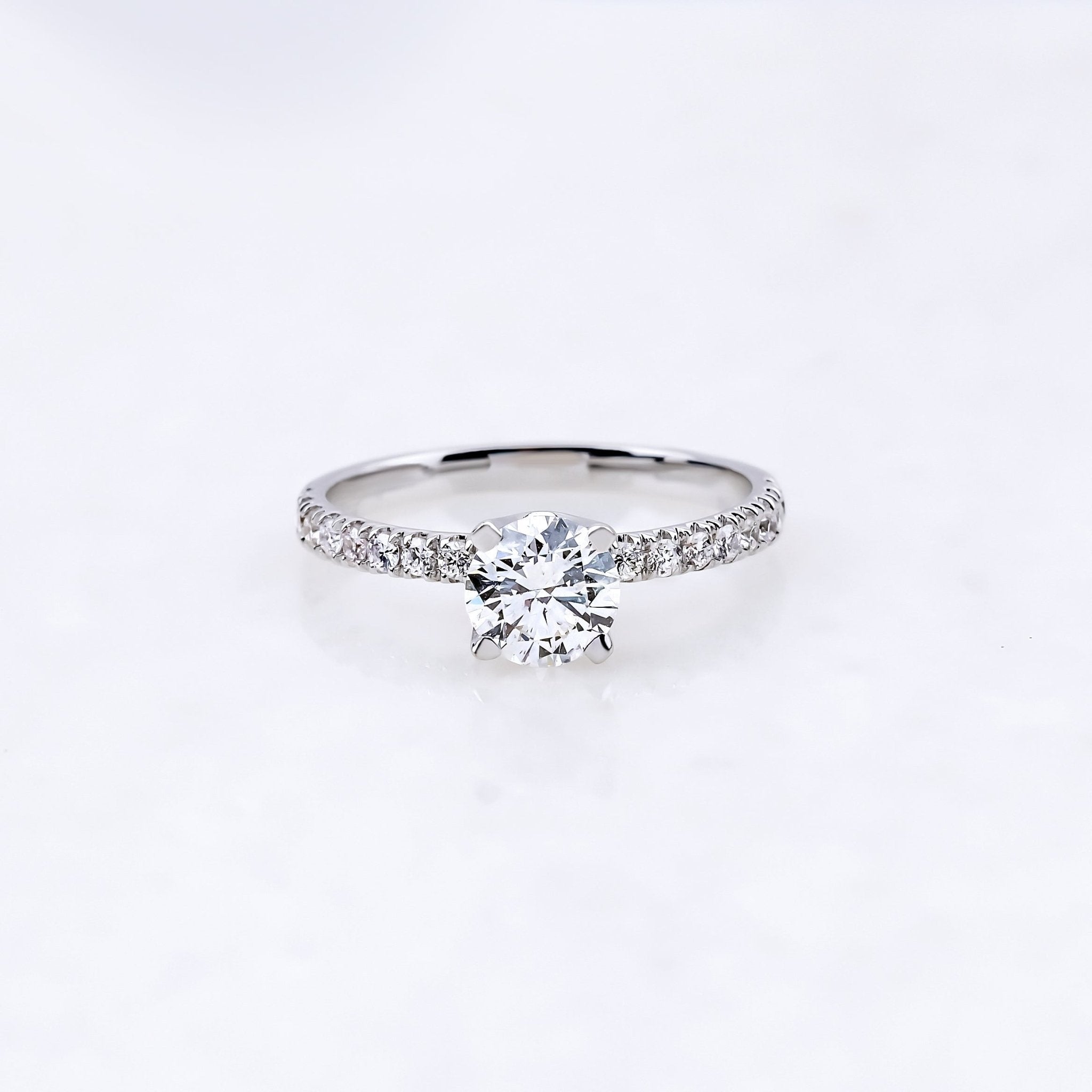 0.80 Karat & 0.25 Karat Yuvarlak Kesim GIA/HRD Sertifikalı Pırlanta Tektaş Yüzük - RNF0139 | Tektaş Pırlanta | Ronaff Pırlanta | Tektaş Yüzük, Pırlanta Yüzük, Kolye, Küpe