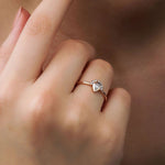 0.25 Karat Damla Kesim Tektaş Pırlanta Yüzük - RNF0491 | Tektaş Pırlanta | Ronaff Pırlanta | Tektaş Yüzük, Pırlanta Yüzük, Kolye, Küpe