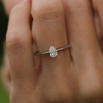 0.40 Karat Damla Kesim GIA/HRD Sertifikalı Tektaş Pırlanta Yüzük - RNF0492 | Tektaş Pırlanta | Ronaff Pırlanta | Tektaş Yüzük, Pırlanta Yüzük, Kolye, Küpe