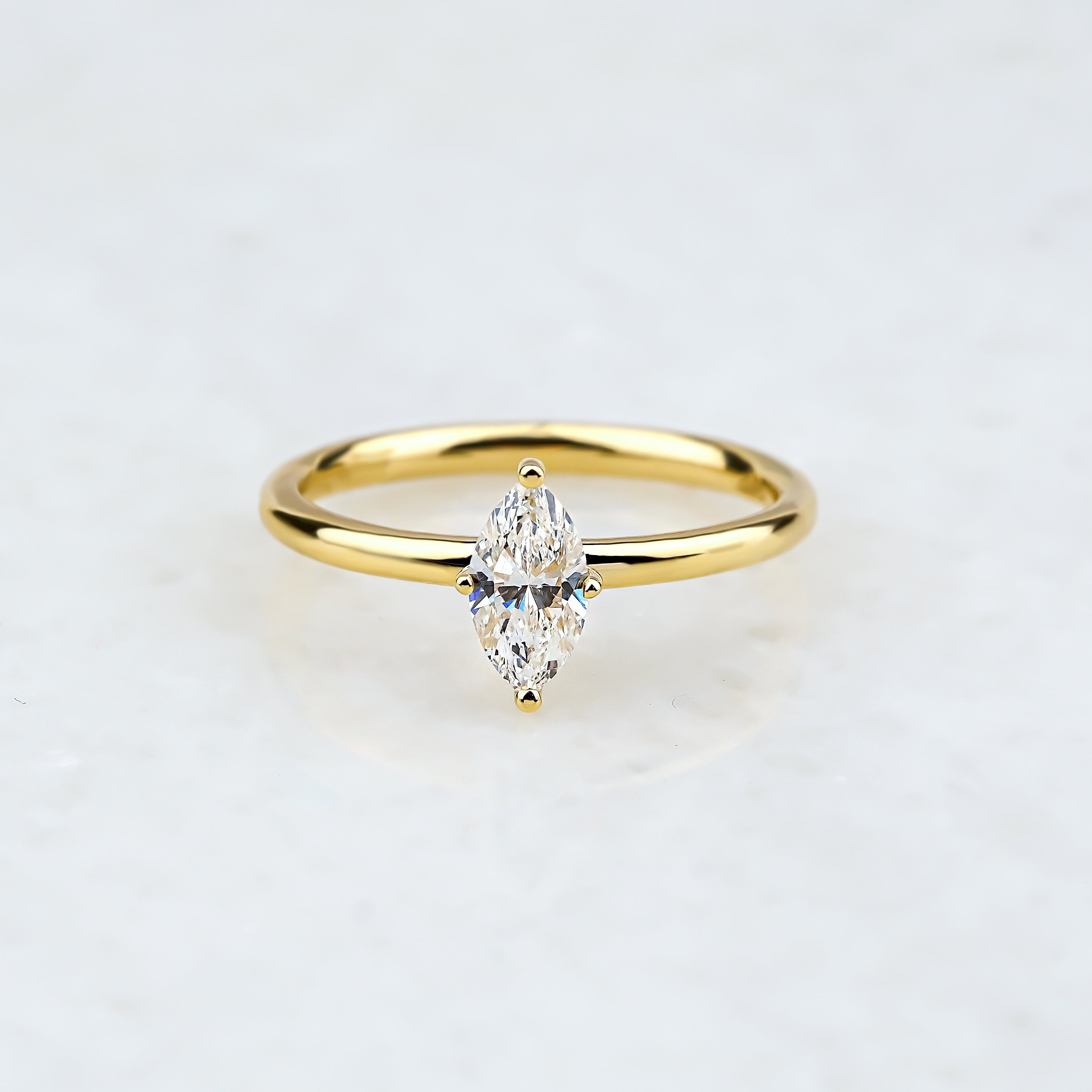 0.60 Karat Markiz Kesim GIA/HRD Sertifikalı Tektaş Pırlanta Yüzük - RNF0628 | Tektaş Pırlanta | Ronaff Pırlanta | Tektaş Yüzük, Pırlanta Yüzük, Kolye, Küpe