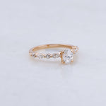 0.70 Karat Oval Kesim & 0.30 Karat Markiz Kesim & 0.12 Karat Yuvarlak Kesim GIA/HRD Sertifikalı Tektaş Pırlanta Markiz Kollu Yüzük - RNF0767 | Pırlanta Yüzük | Ronaff Pırlanta | Tektaş Yüzük, Pırlanta Yüzük, Kolye, Küpe