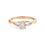 0.45 Karat Yuvarlak & 0.20 Karat Markiz Pırlantalı Özel Tasarım Vintage Pırlanta Yüzük - RNF0741 | Tektaş Pırlanta | Ronaff Pırlanta | Tektaş Yüzük, Pırlanta Yüzük, Kolye, Küpe