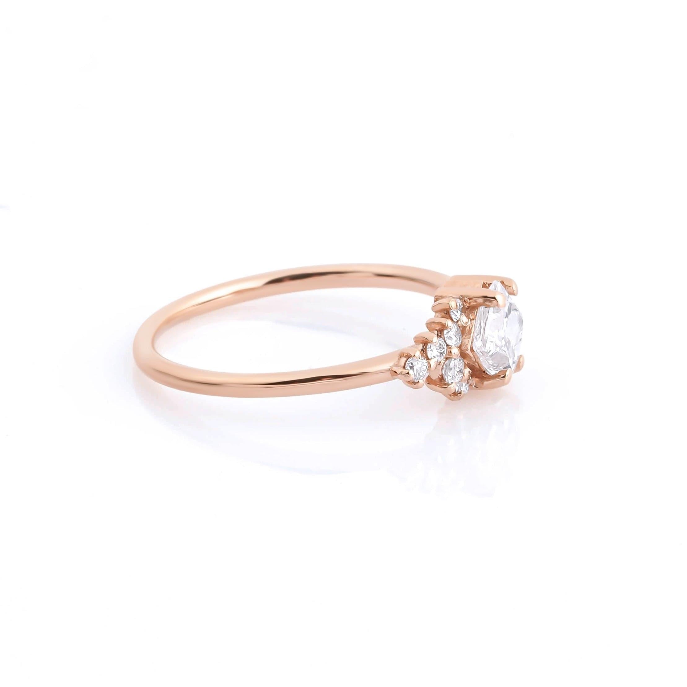 0.36 Karat Prenses Kesim GIA/HRD Sertifikalı Tektaş Pırlanta Yüzük - RNF0485 | Tektaş Pırlanta | Ronaff Pırlanta | Tektaş Yüzük, Pırlanta Yüzük, Kolye, Küpe