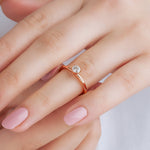 0.30 Karat Yuvarlak Kesim HRD Sertifikalı Tektaş Pırlanta Yüzük - RNF0548 | Tektaş Yüzükler | Ronaff Pırlanta | Tektaş Yüzük, Pırlanta Yüzük, Kolye, Küpe