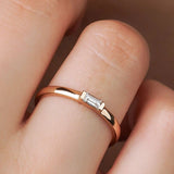 0.12 Karat Baget Kesim Pırlanta Tektaş Yüzük - RNF0399 | Tektaş Pırlanta | Ronaff Pırlanta | Tektaş Yüzük, Pırlanta Yüzük, Kolye, Küpe