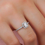 0.62 Karat Emerald Kesim GIA/HRD Sertifikalı Tektaş Pırlanta Yüzük - RNF0481 | Tektaş Pırlanta | Ronaff Pırlanta | Tektaş Yüzük, Pırlanta Yüzük, Kolye, Küpe