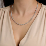 8.00 Karat Pırlanta Özel Tasarım Su Yolu Gerdanlık - RNF1012 | Gerdanlık | Ronaff Pırlanta | Tektaş Yüzük, Pırlanta Yüzük, Kolye, Küpe