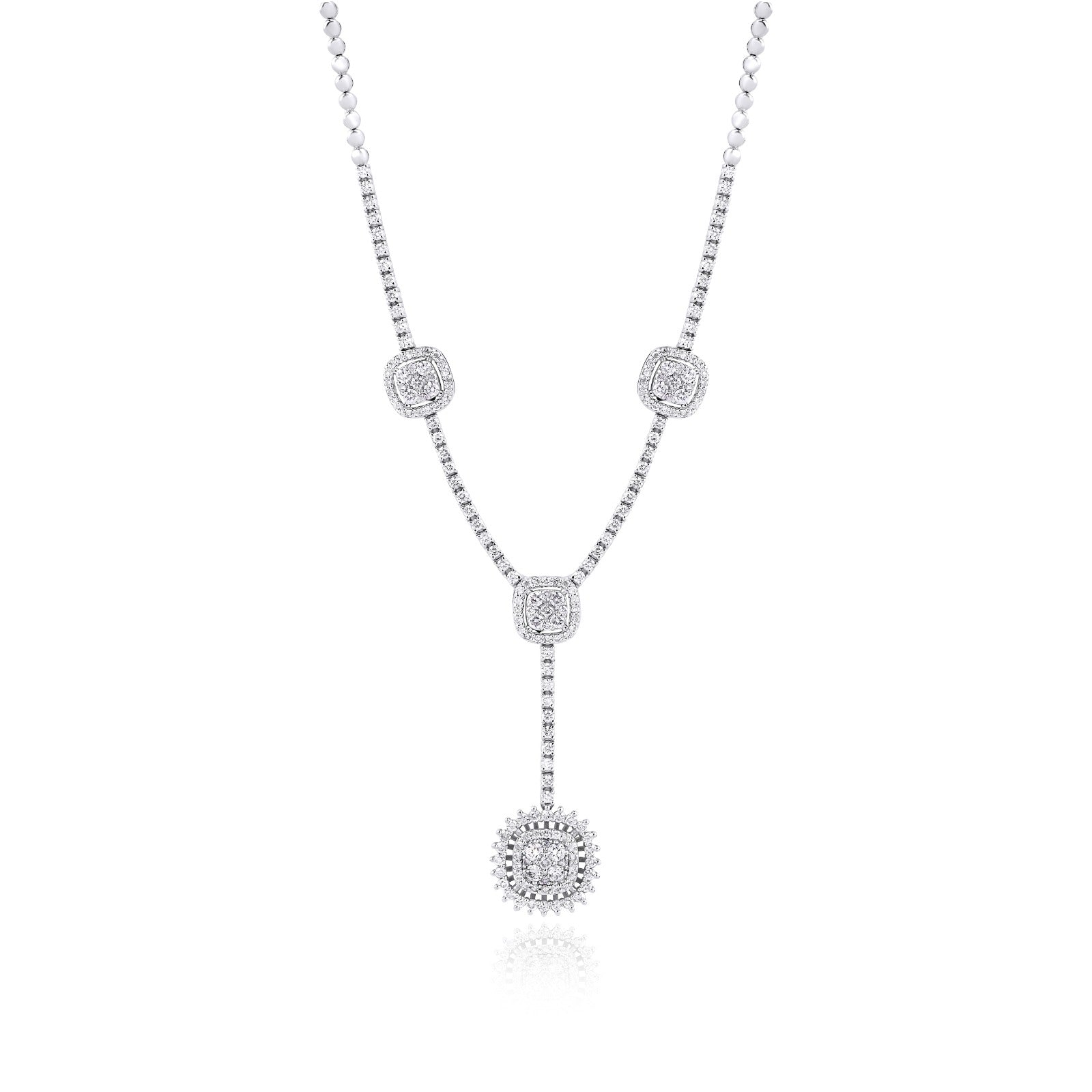 2.00 Karat Baget Pırlantalı Özel Tasarım Gerdanlık-RNF01108 | gerdanlıklar | Ronaff Pırlanta | Tektaş Yüzük, Pırlanta Yüzük, Kolye, Küpe