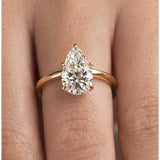 1.53 Karat Damla Kesim Uluslararası Sertifikalı Tektaş Yüzük RNF1436 | Tektaş Pırlanta | Ronaff Pırlanta | Tektaş Yüzük, Pırlanta Yüzük, Kolye, Küpe