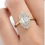 1.00 Karat Radiant Kesim & 0.35 Karat Kenar Pırlanta Yüzük RNF1475 | Pırlanta Yüzük | Ronaff Pırlanta | Tektaş Yüzük, Pırlanta Yüzük, Kolye, Küpe