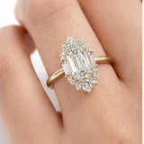 1.00 Karat Radiant Kesim & 0.35 Karat Kenar Pırlanta Yüzük RNF1475 | Pırlanta Yüzük | Ronaff Pırlanta | Tektaş Yüzük, Pırlanta Yüzük, Kolye, Küpe