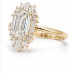 1.00 Karat Radiant Kesim & 0.35 Karat Kenar Pırlanta Yüzük RNF1475 | Pırlanta Yüzük | Ronaff Pırlanta | Tektaş Yüzük, Pırlanta Yüzük, Kolye, Küpe