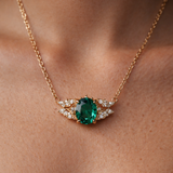 2.00 Karat Turmalin & 0.20 Karat Kenar Pırlanta Kolye RNF1476 | Renkli Taşlı Kolyeler | Ronaff Pırlanta | Tektaş Yüzük, Pırlanta Yüzük, Kolye, Küpe