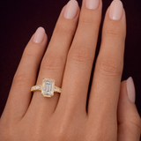 1.50 Karat Emerald Kesim Pırlanta Yüzük RNF1471 | Pırlanta Yüzük | Ronaff Pırlanta | Tektaş Yüzük, Pırlanta Yüzük, Kolye, Küpe