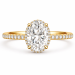 1.00 Karat GIA/HRD Sertifikalı Oval Kesim Halo Tektaş Pırlanta Yüzük RNF1457 | Tektaş Pırlanta | Ronaff Pırlanta | Tektaş Yüzük, Pırlanta Yüzük, Kolye, Küpe