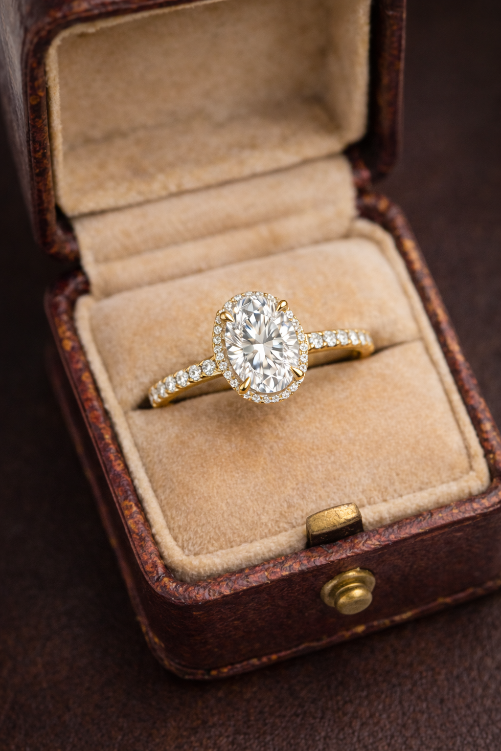 1.00 Karat GIA/HRD Sertifikalı Oval Kesim Halo Tektaş Pırlanta Yüzük RNF1457 | Tektaş Pırlanta | Ronaff Pırlanta | Tektaş Yüzük, Pırlanta Yüzük, Kolye, Küpe