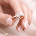 0.60 Karat Halo Pırlanta Yüzük RNF1477 | Pırlanta Yüzük | Ronaff Pırlanta | Tektaş Yüzük, Pırlanta Yüzük, Kolye, Küpe